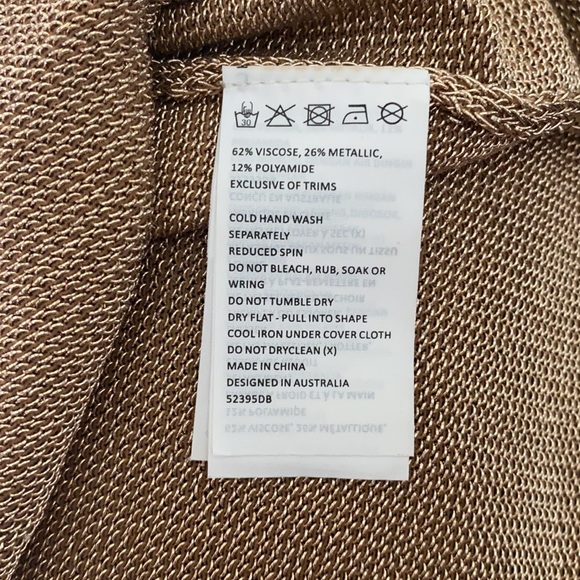 Metallic shimmer Bardot Dress - Picture 8 of 8